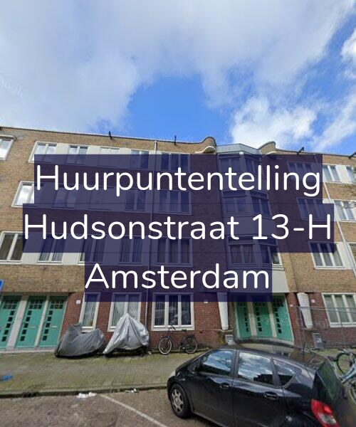 Foto gevel Huurpuntentelling voor Hudsonstraat 13-H, Amsterdam