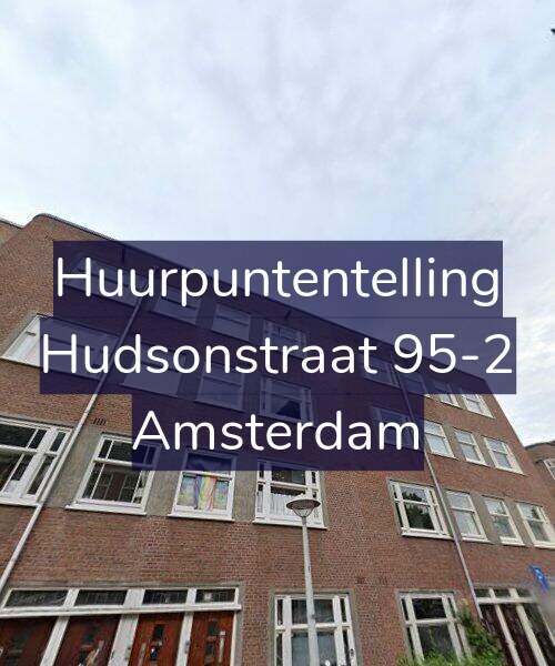 Foto gevel Huurpuntentelling voor Hudsonstraat 95-2, Amsterdam