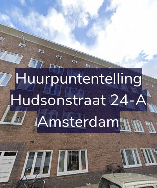 Foto gevel Huurpuntentelling voor Hudsonstraat 24-A, Amsterdam