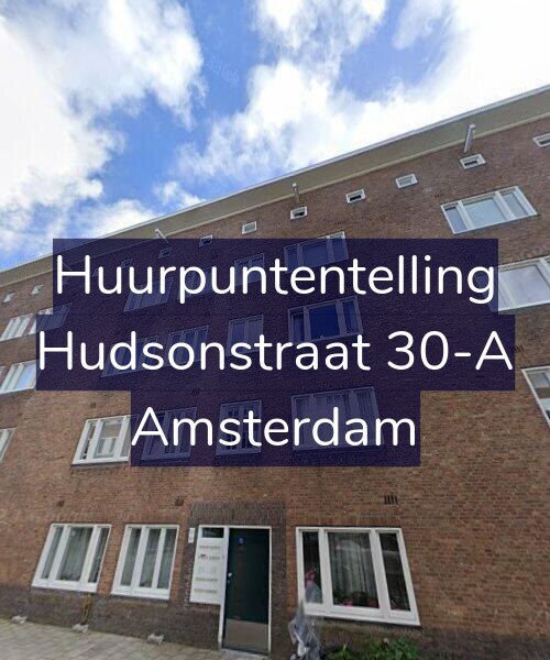 Foto gevel Huurpuntentelling voor Hudsonstraat 30-A, Amsterdam