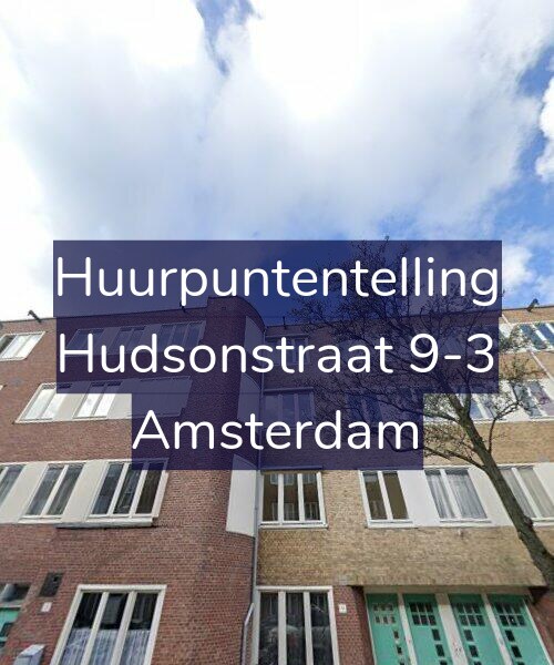 Foto gevel Huurpuntentelling voor Hudsonstraat 9-3, Amsterdam