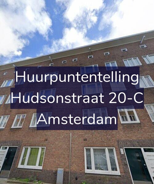 Foto gevel Huurpuntentelling voor Hudsonstraat 20-C, Amsterdam