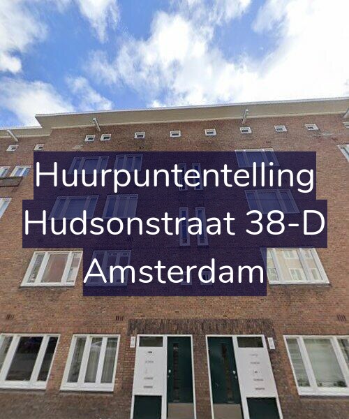 Foto gevel Huurpuntentelling voor Hudsonstraat 38-D, Amsterdam