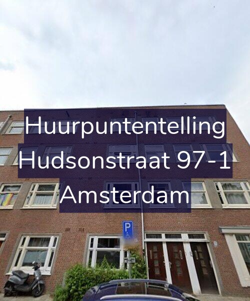 Foto gevel Huurpuntentelling voor Hudsonstraat 97-1, Amsterdam