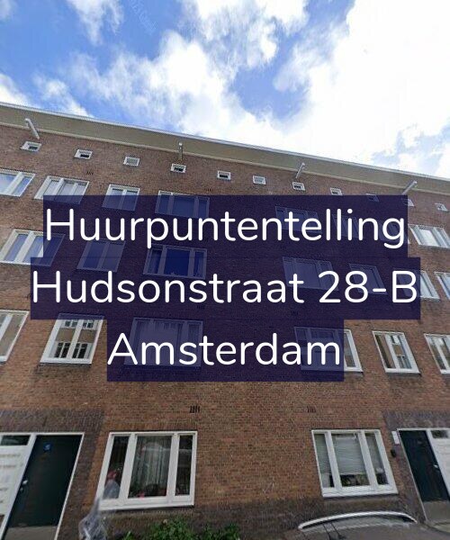 Foto gevel Huurpuntentelling voor Hudsonstraat 28-B, Amsterdam