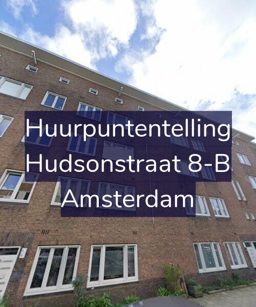 Foto gevel Huurpuntentelling voor Hudsonstraat 8-B, Amsterdam