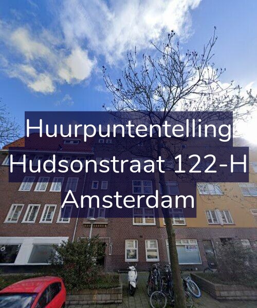 Foto gevel Huurpuntentelling voor Hudsonstraat 122-H, Amsterdam