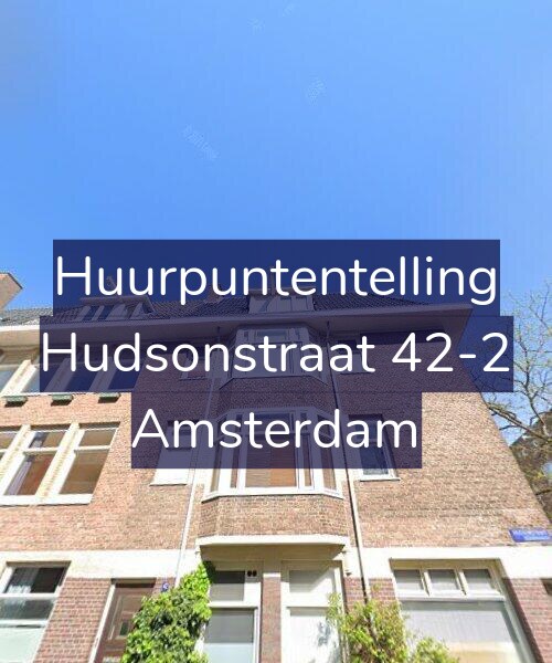 Foto gevel Huurpuntentelling voor Hudsonstraat 42-2, Amsterdam