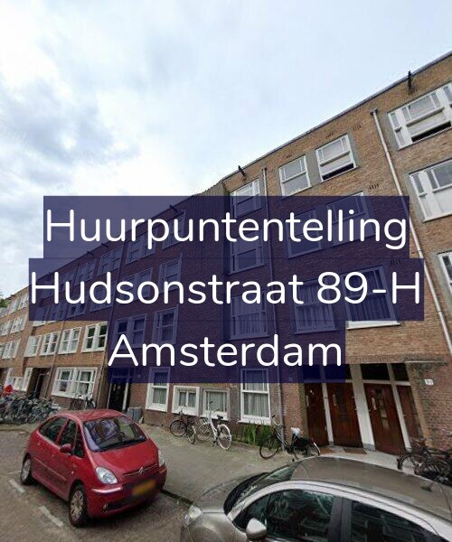 Foto gevel Huurpuntentelling voor Hudsonstraat 89-H, Amsterdam