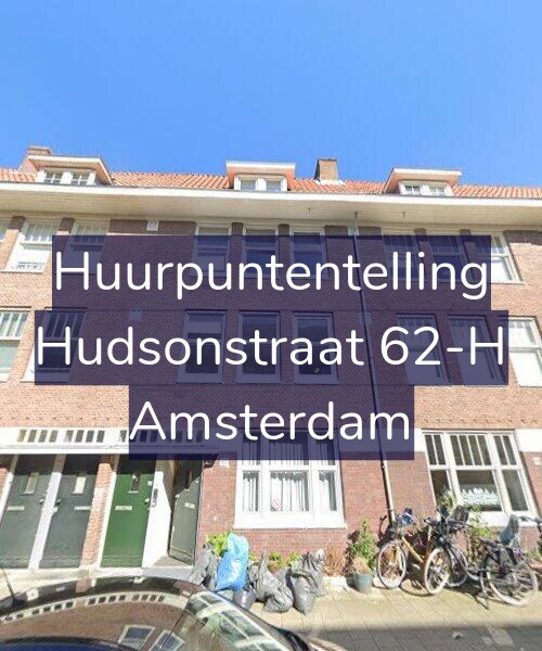 Foto gevel Huurpuntentelling voor Hudsonstraat 62-H, Amsterdam