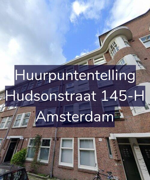 Foto gevel Huurpuntentelling voor Hudsonstraat 145-H, Amsterdam