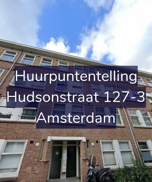 Foto gevel Huurpuntentelling voor Hudsonstraat 127-3, Amsterdam