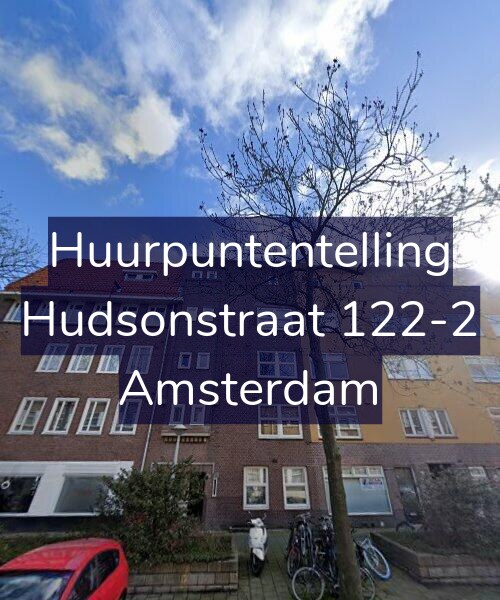Foto gevel Huurpuntentelling voor Hudsonstraat 122-2, Amsterdam