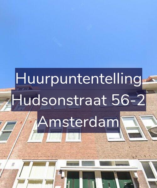 Foto gevel Huurpuntentelling voor Hudsonstraat 56-2, Amsterdam