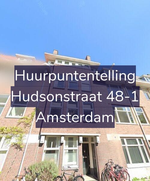 Foto gevel Huurpuntentelling voor Hudsonstraat 48-1, Amsterdam
