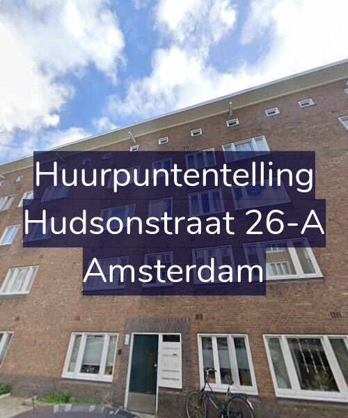 Foto gevel Huurpuntentelling voor Hudsonstraat 26-A, Amsterdam