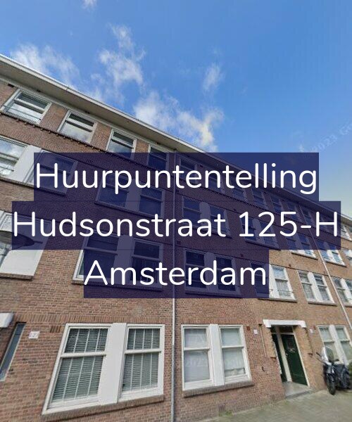 Foto gevel Huurpuntentelling voor Hudsonstraat 125-H, Amsterdam