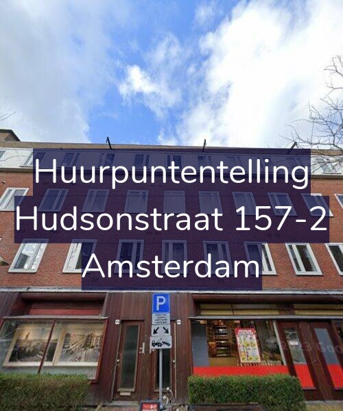 Foto gevel Huurpuntentelling voor Hudsonstraat 157-2, Amsterdam