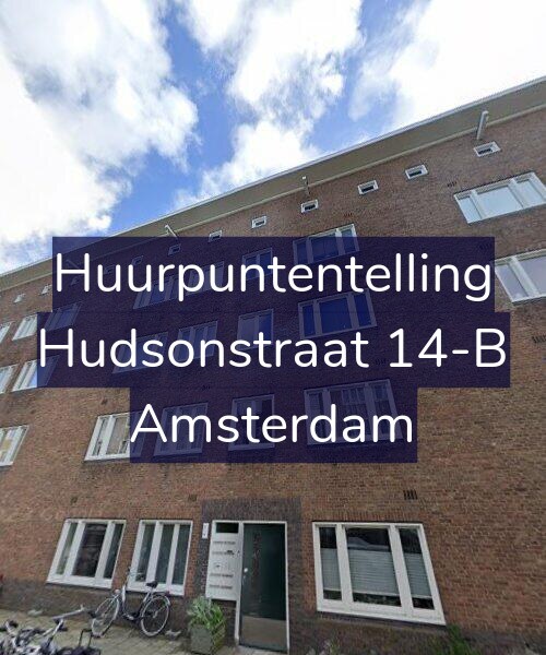 Foto gevel Huurpuntentelling voor Hudsonstraat 14-B, Amsterdam
