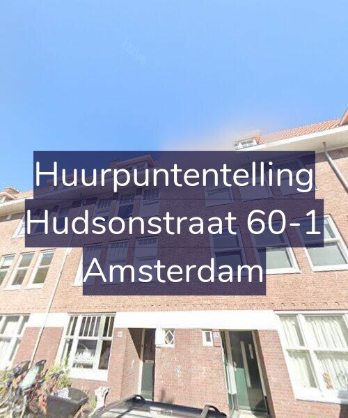 Foto gevel Huurpuntentelling voor Hudsonstraat 60-1, Amsterdam