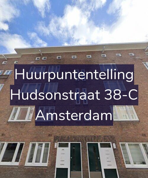Foto gevel Huurpuntentelling voor Hudsonstraat 38-C, Amsterdam