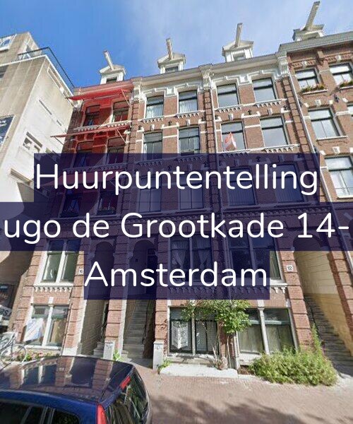 Foto gevel Huurpuntentelling voor Hugo de Grootkade 14-H, Amsterdam