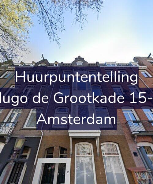Foto gevel Huurpuntentelling voor Hugo de Grootkade 15-2, Amsterdam