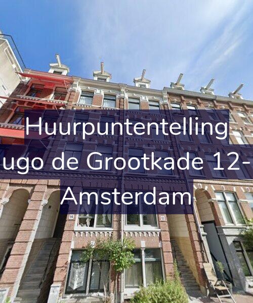 Foto gevel Huurpuntentelling voor Hugo de Grootkade 12-O, Amsterdam