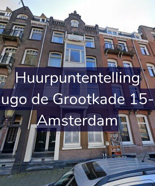 Foto gevel Huurpuntentelling voor Hugo de Grootkade 15-H, Amsterdam