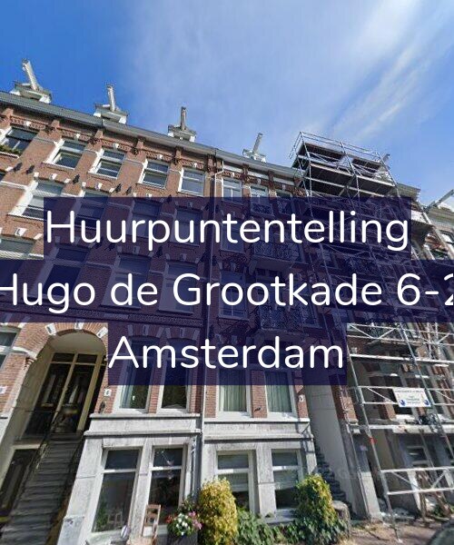 Foto gevel Huurpuntentelling voor Hugo de Grootkade 6-2, Amsterdam