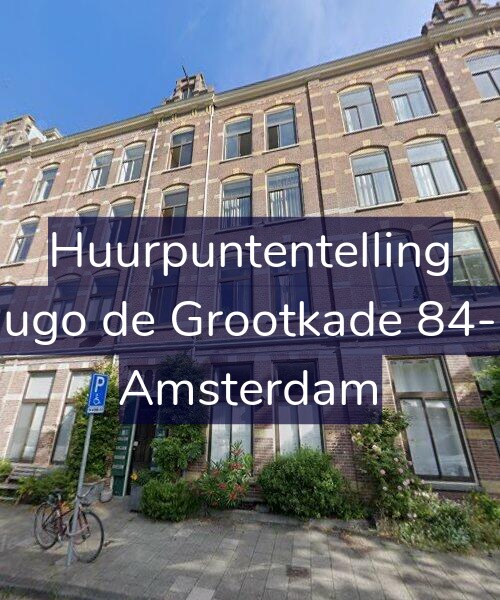 Foto gevel Huurpuntentelling voor Hugo de Grootkade 84-H, Amsterdam