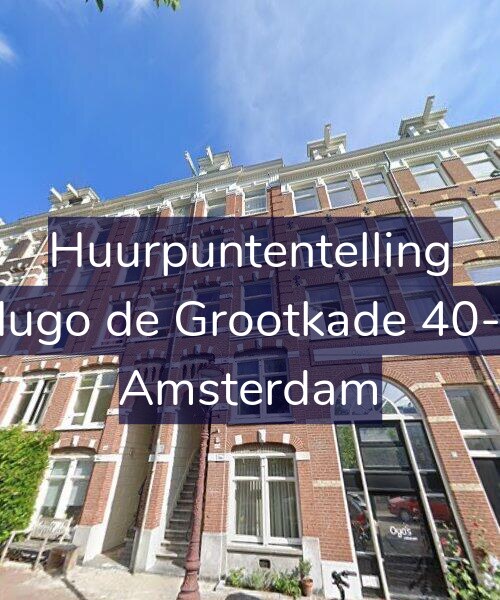 Foto gevel Huurpuntentelling voor Hugo de Grootkade 40-1, Amsterdam