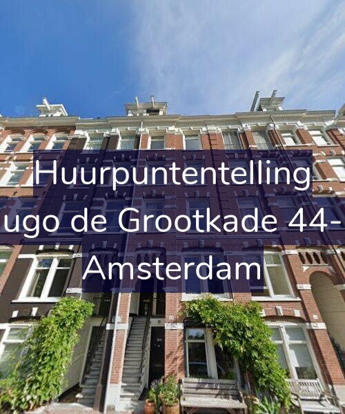 Foto gevel Huurpuntentelling voor Hugo de Grootkade 44-H, Amsterdam