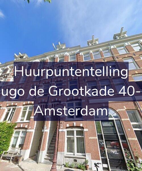 Foto gevel Huurpuntentelling voor Hugo de Grootkade 40-O, Amsterdam