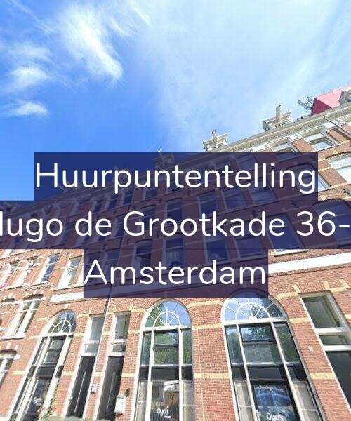 Foto gevel Huurpuntentelling voor Hugo de Grootkade 36-3, Amsterdam