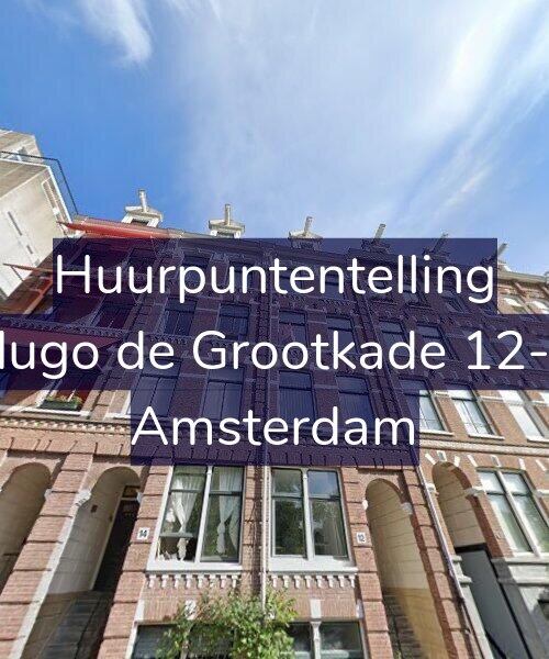 Foto gevel Huurpuntentelling voor Hugo de Grootkade 12-3, Amsterdam