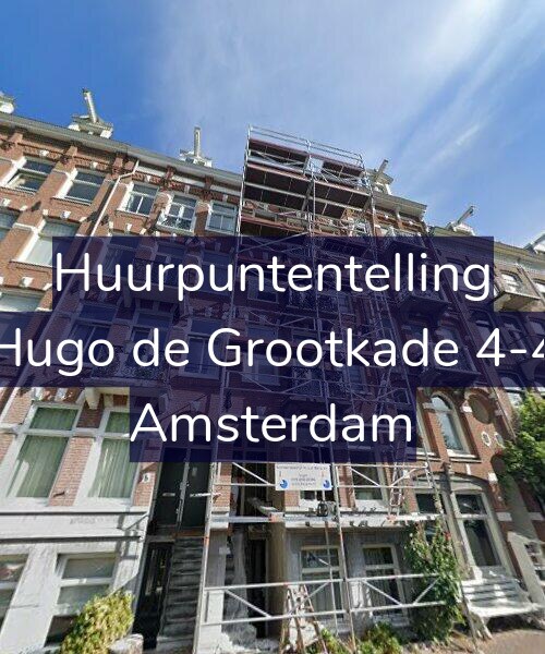 Foto gevel Huurpuntentelling voor Hugo de Grootkade 4-4, Amsterdam