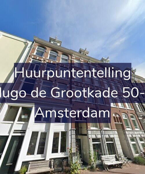 Foto gevel Huurpuntentelling voor Hugo de Grootkade 50-1, Amsterdam