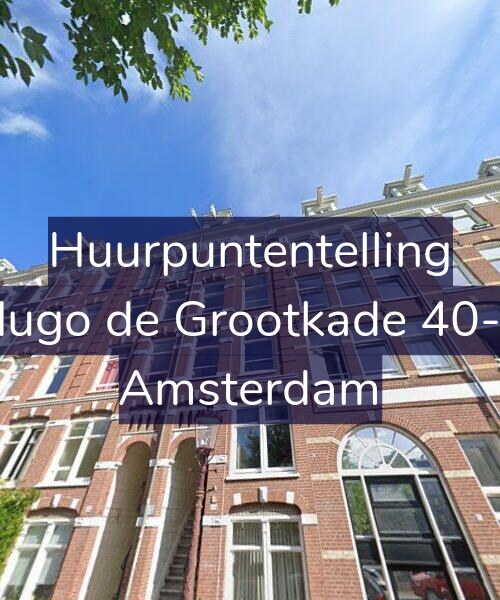 Foto gevel Huurpuntentelling voor Hugo de Grootkade 40-3, Amsterdam