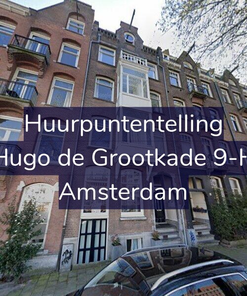 Foto gevel Huurpuntentelling voor Hugo de Grootkade 9-H, Amsterdam