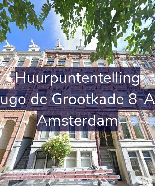 Foto gevel Huurpuntentelling voor Hugo de Grootkade 8-AH, Amsterdam