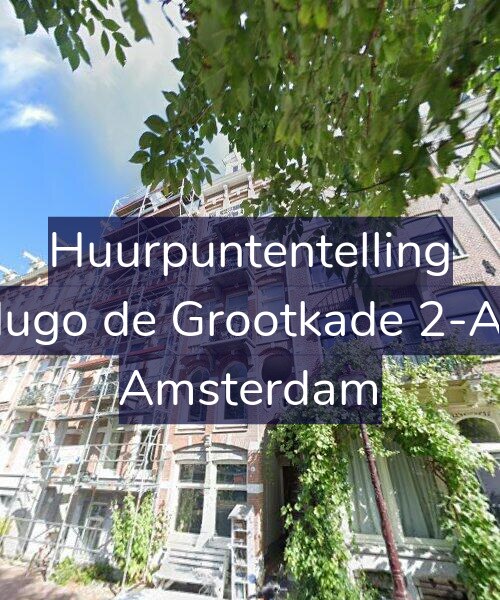 Foto gevel Huurpuntentelling voor Hugo de Grootkade 2-A2, Amsterdam