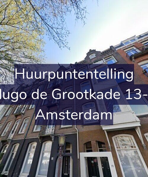 Foto gevel Huurpuntentelling voor Hugo de Grootkade 13-2, Amsterdam