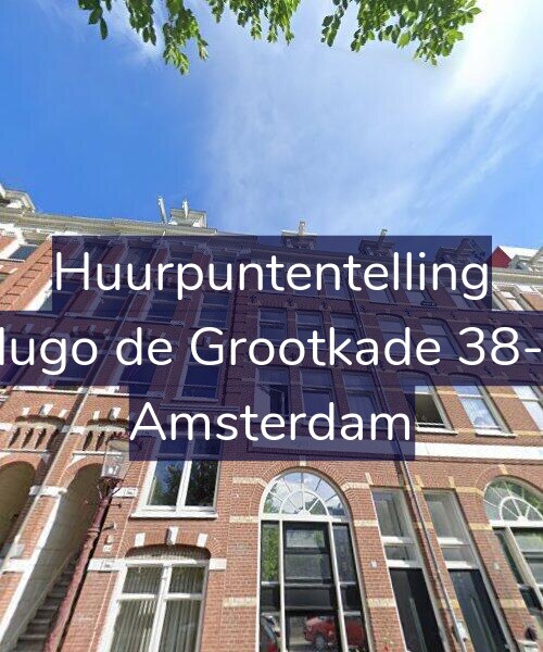Foto gevel Huurpuntentelling voor Hugo de Grootkade 38-2, Amsterdam
