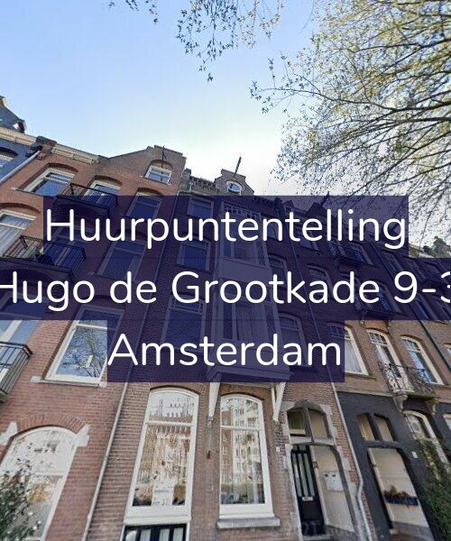 Foto gevel Huurpuntentelling voor Hugo de Grootkade 9-3, Amsterdam