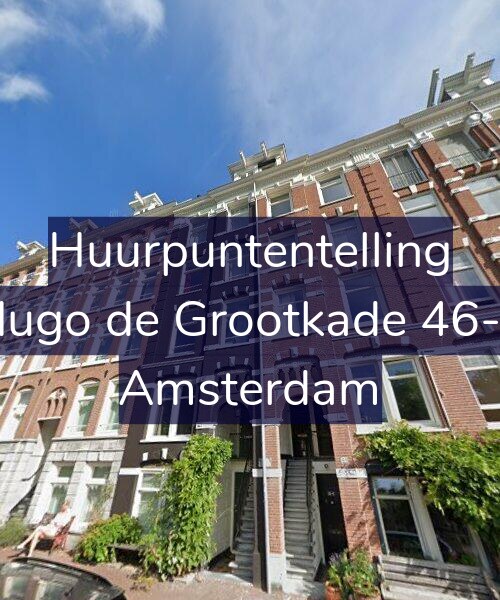 Foto gevel Huurpuntentelling voor Hugo de Grootkade 46-1, Amsterdam
