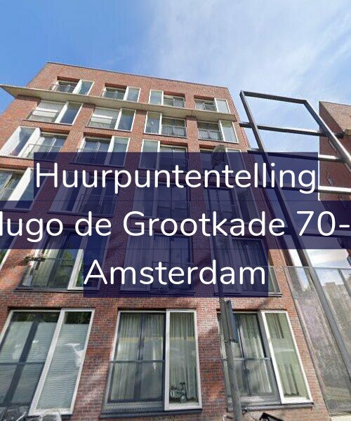 Foto gevel Huurpuntentelling voor Hugo de Grootkade 70-E, Amsterdam