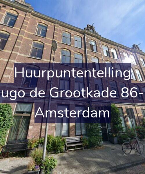 Foto gevel Huurpuntentelling voor Hugo de Grootkade 86-H, Amsterdam