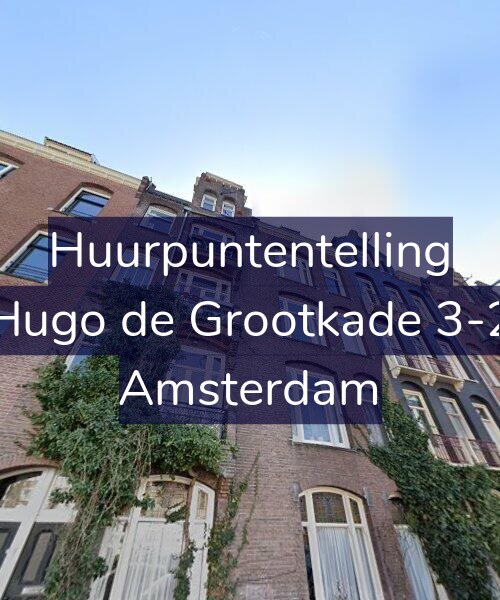 Foto gevel Huurpuntentelling voor Hugo de Grootkade 3-2, Amsterdam