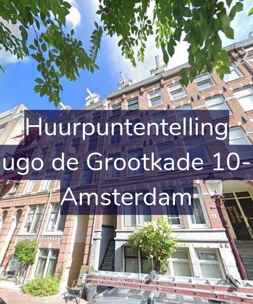 Foto gevel Huurpuntentelling voor Hugo de Grootkade 10-H, Amsterdam